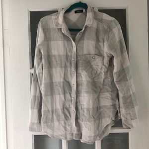Urban outfitters BDG grey and white flannel
